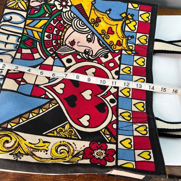 Brighton Queen Of Love Tote Bag With Heart Design & Bold Colors Purse Cards - Picture 15 of 16